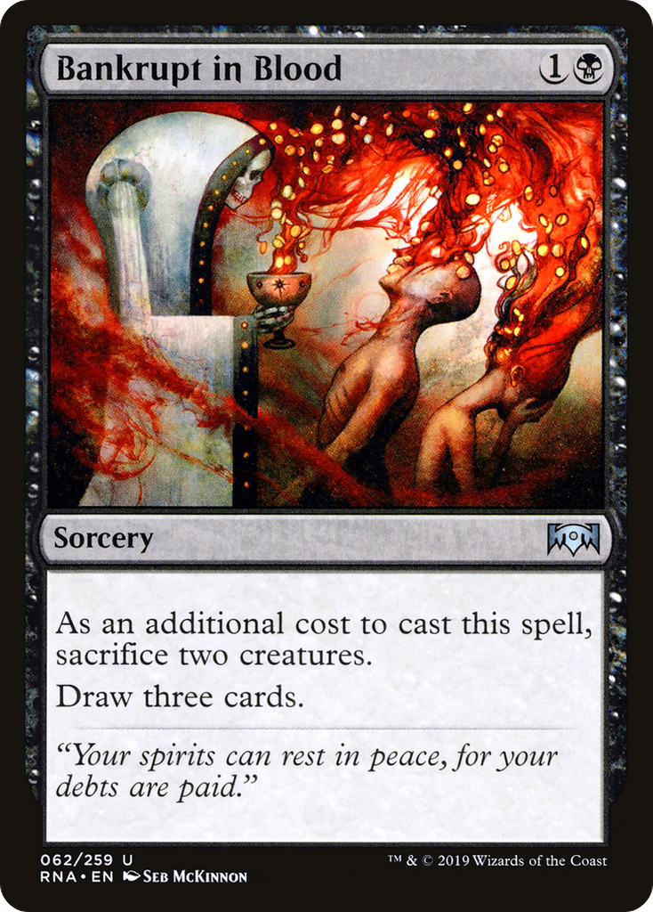 Magic: The Gathering - Bankrupt in Blood Foil - Ravnica Allegiance