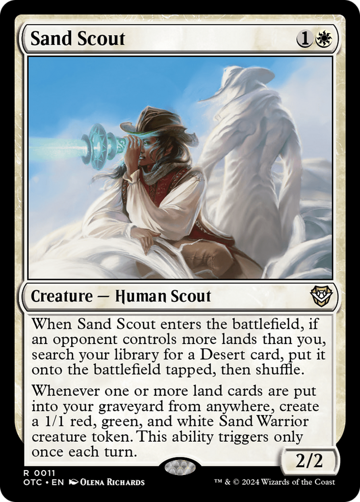 Magic: The Gathering - Sand Scout - Outlaws of Thunder Junction Commander