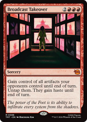 Magic: The Gathering - Broadcast Takeover - Teenage Mutant Ninja Turtles