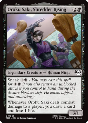 Magic: The Gathering - Oroku Saki, Shredder Rising Foil - Teenage Mutant Ninja Turtles