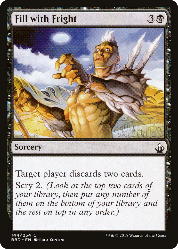 Magic: The Gathering - Fill with Fright Foil - Battlebond