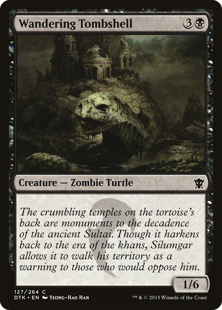 Magic: The Gathering - Wandering Tombshell Foil - Dragons of Tarkir
