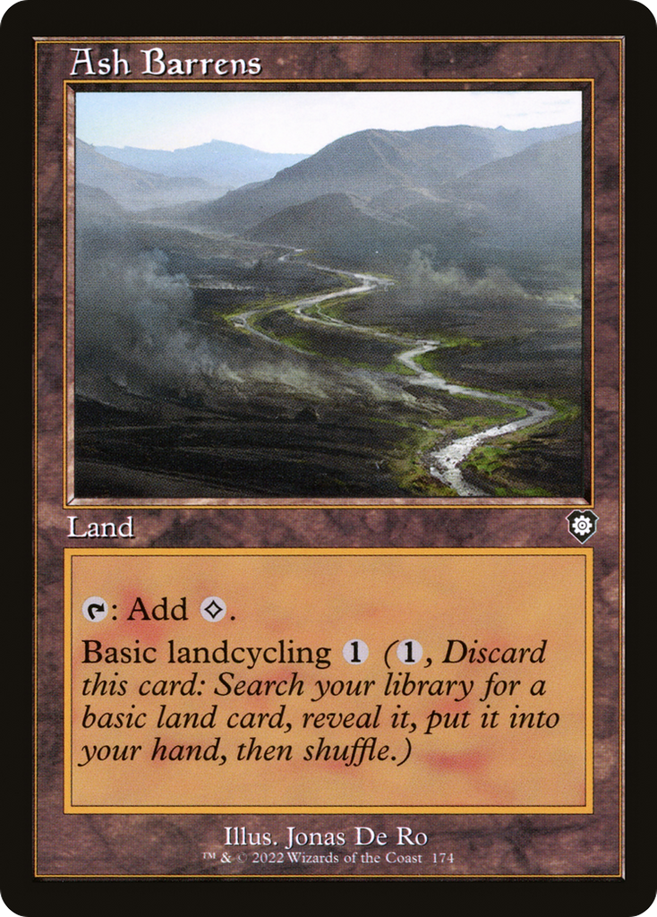 Magic: The Gathering - Ash Barrens - The Brothers' War Commander