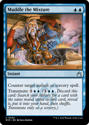 Magic: The Gathering - Muddle the Mixture Foil - Ravnica Remastered