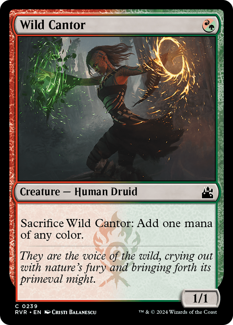 Magic: The Gathering - Wild Cantor Foil - Ravnica Remastered