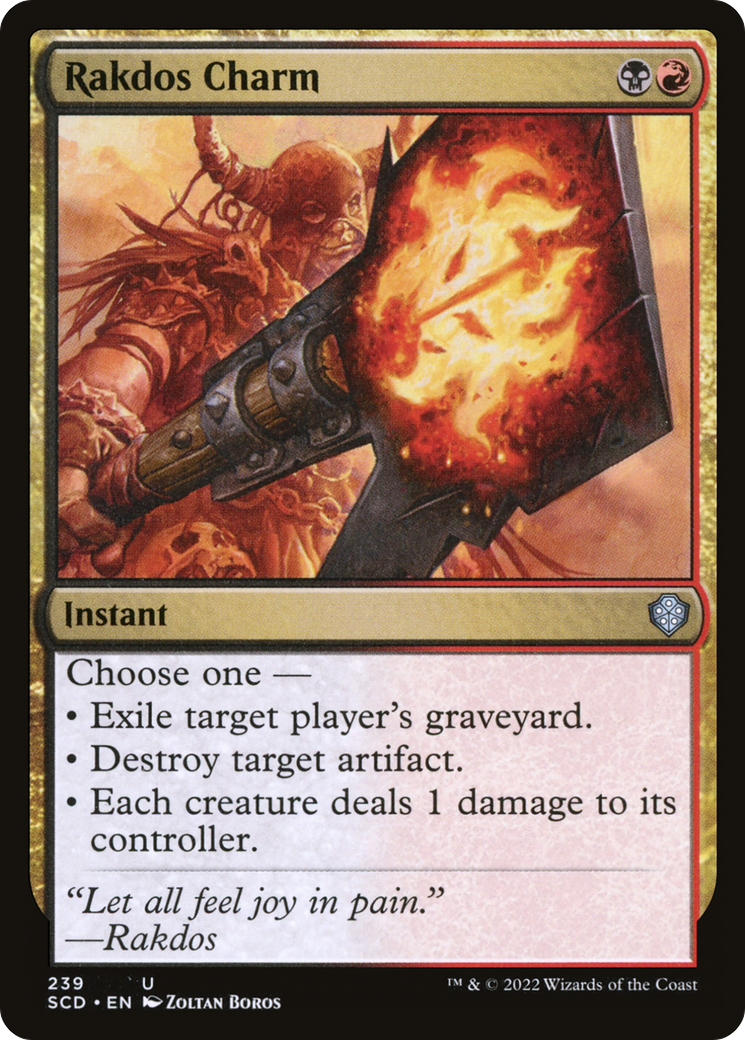 Magic: The Gathering - Rakdos Charm - Starter Commander Decks