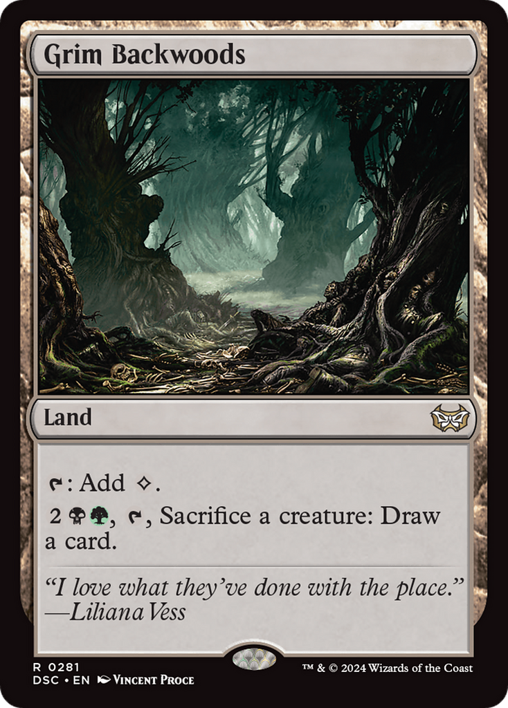 Magic: The Gathering - Grim Backwoods - Duskmourn: House of Horror Commander