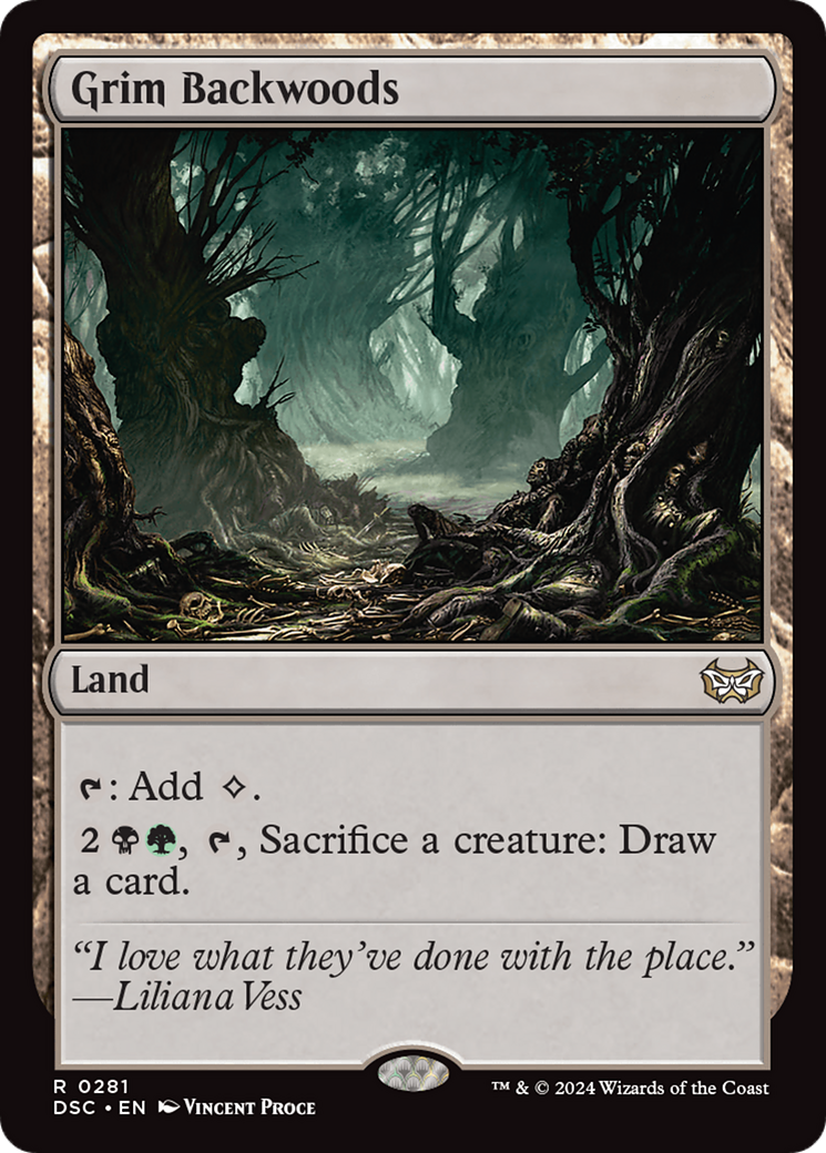 Magic: The Gathering - Grim Backwoods - Duskmourn: House of Horror Commander