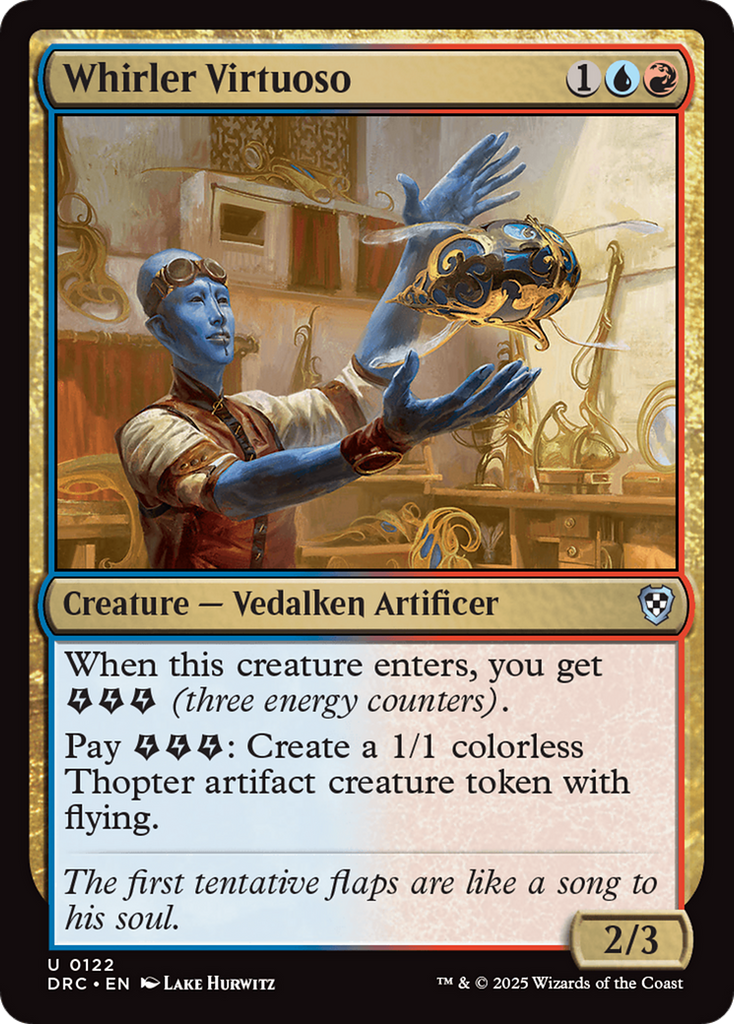 Magic: The Gathering - Whirler Virtuoso - Aetherdrift Commander