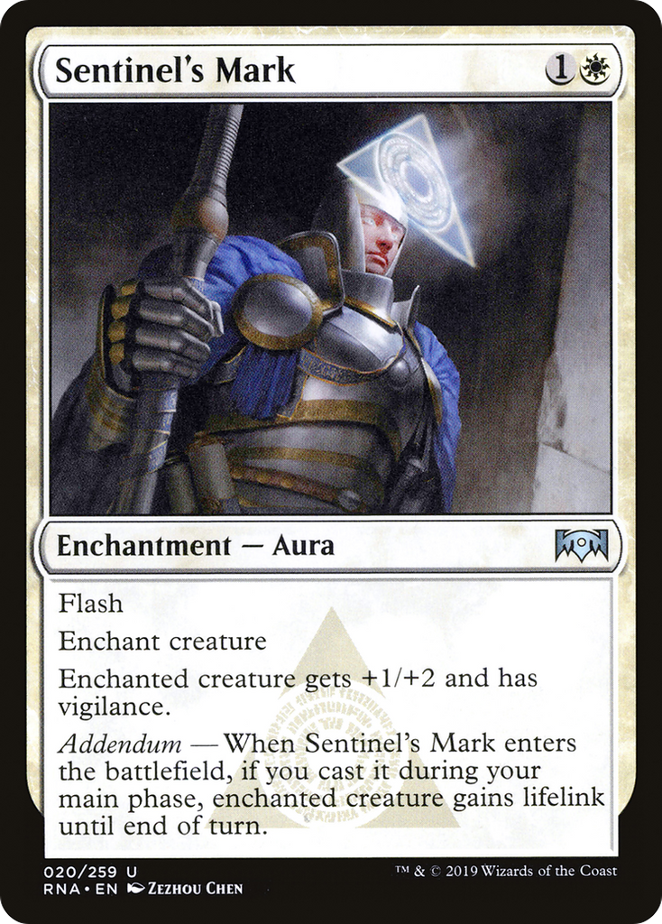 Magic: The Gathering - Sentinel's Mark Foil - Ravnica Allegiance