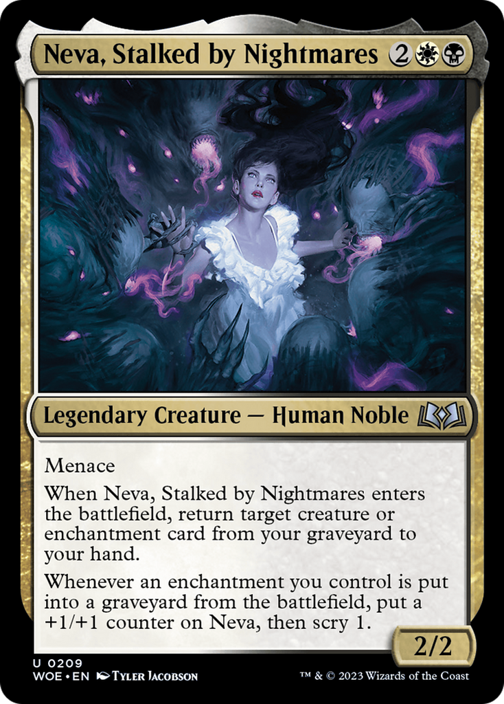 Magic: The Gathering - Neva, Stalked by Nightmares - Wilds of Eldraine