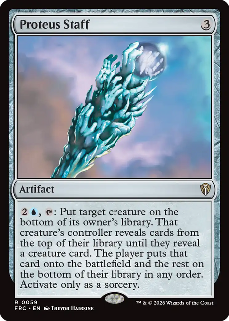 Magic: The Gathering - Proteus Staff - Reality Fracture Commander