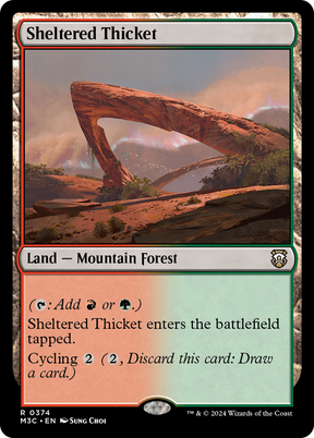 Magic: The Gathering - Sheltered Thicket - Modern Horizons 3 Commander