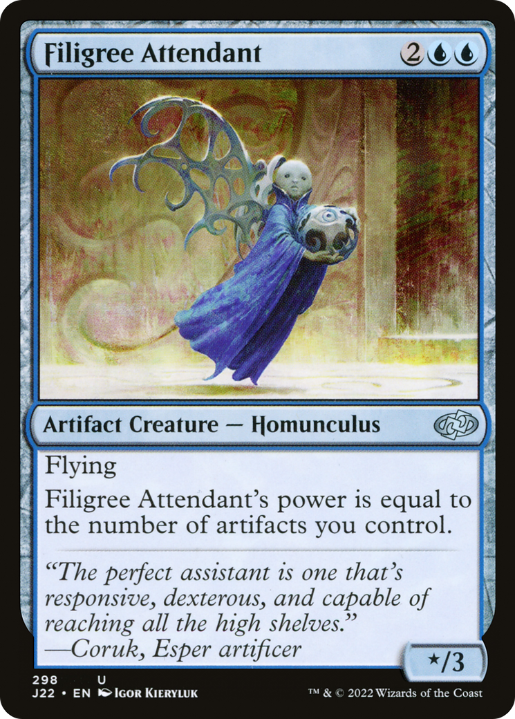 Magic: The Gathering - Filigree Attendant - Jumpstart 2022