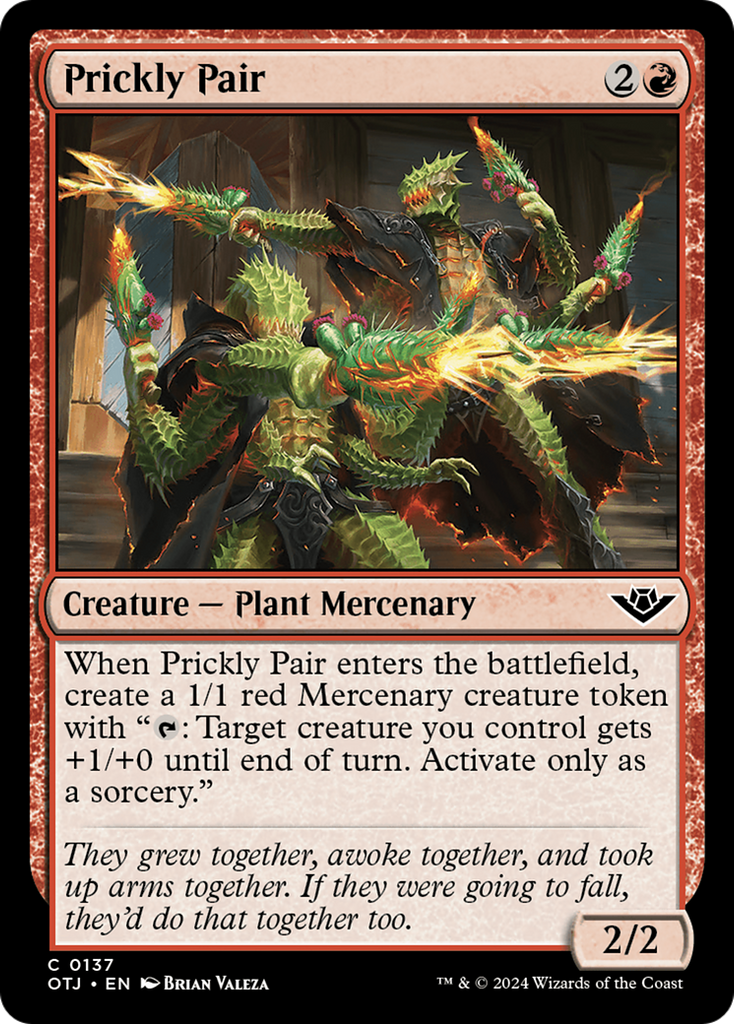 Magic: The Gathering - Prickly Pair - Outlaws of Thunder Junction