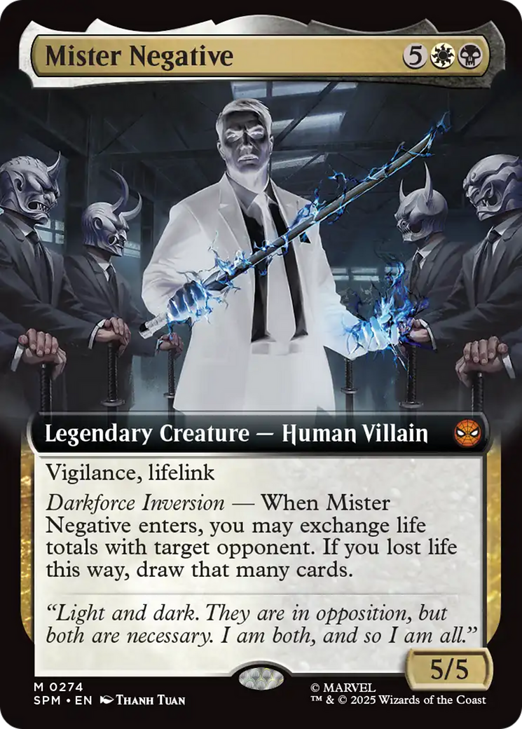 Magic: The Gathering - Mister Negative Foil - Marvel's Spider-Man