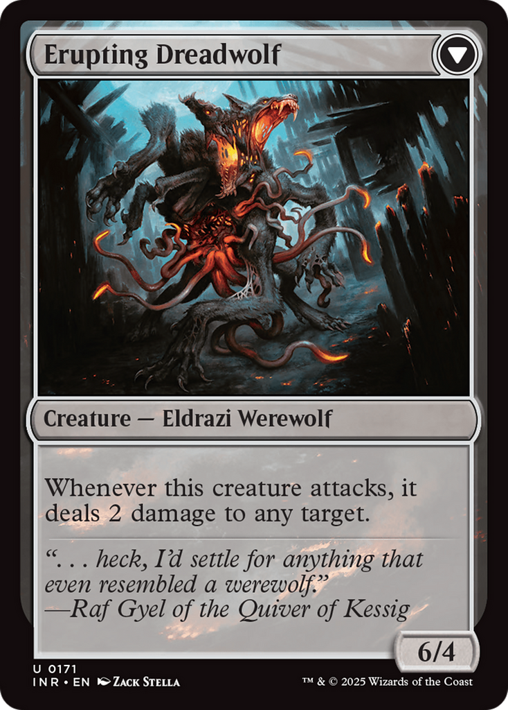 Magic: The Gathering - Smoldering Werewolf // Erupting Dreadwolf - Innistrad Remastered