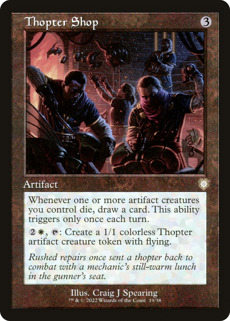 Magic: The Gathering - Thopter Shop - The Brothers' War Commander