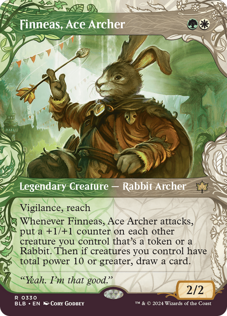 Magic: The Gathering - Finneas, Ace Archer Foil - Bloomburrow