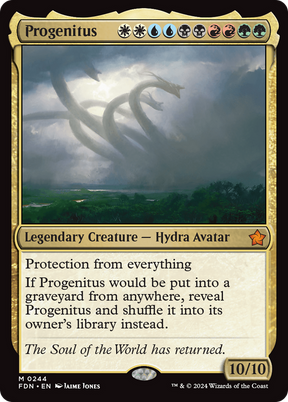Magic: The Gathering - Progenitus Foil - Foundations