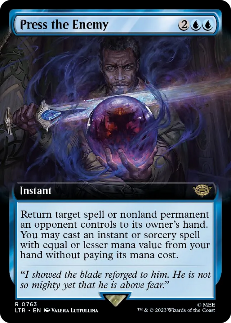 Magic: The Gathering - Press the Enemy Foil - The Lord of the Rings: Tales of Middle-earth