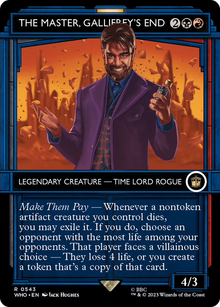 Magic: The Gathering - The Master, Gallifrey's End Foil - Doctor Who