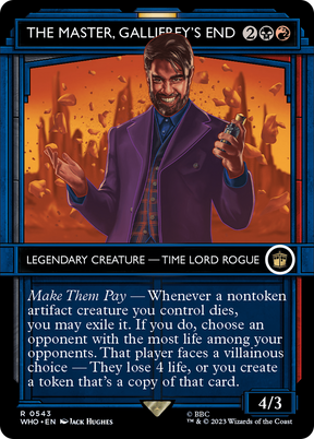 Magic: The Gathering - The Master, Gallifrey's End Foil - Doctor Who