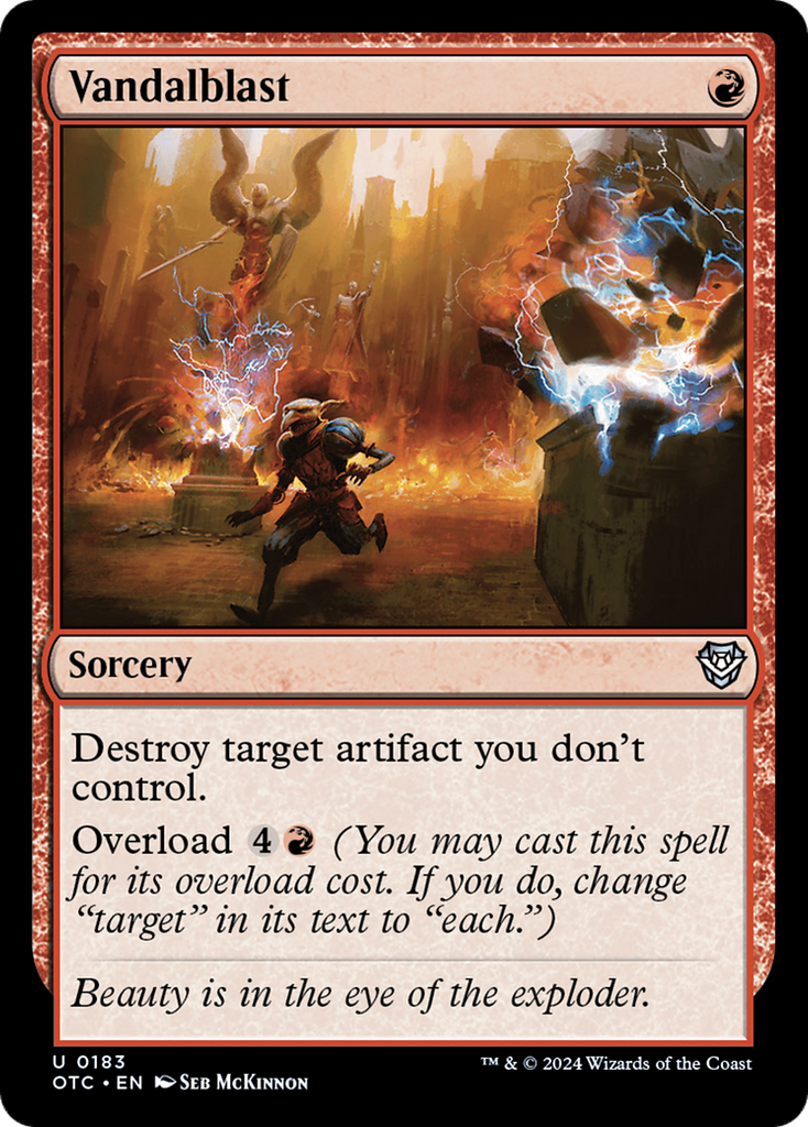 Magic: The Gathering - Vandalblast - Outlaws of Thunder Junction Commander