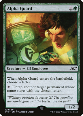 Magic: The Gathering - Alpha Guard - Unfinity