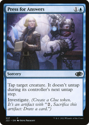 Magic: The Gathering - Press for Answers - Jumpstart 2022