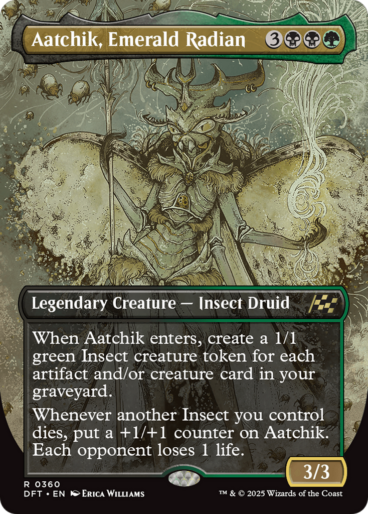 Magic: The Gathering - Aatchik, Emerald Radian Foil - Aetherdrift