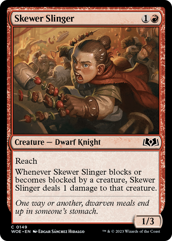 Magic: The Gathering - Skewer Slinger - Wilds of Eldraine