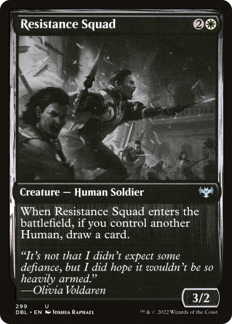 Magic: The Gathering - Resistance Squad Foil - Innistrad: Double Feature