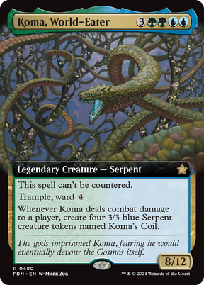 Magic: The Gathering - Koma, World-Eater Foil - Foundations