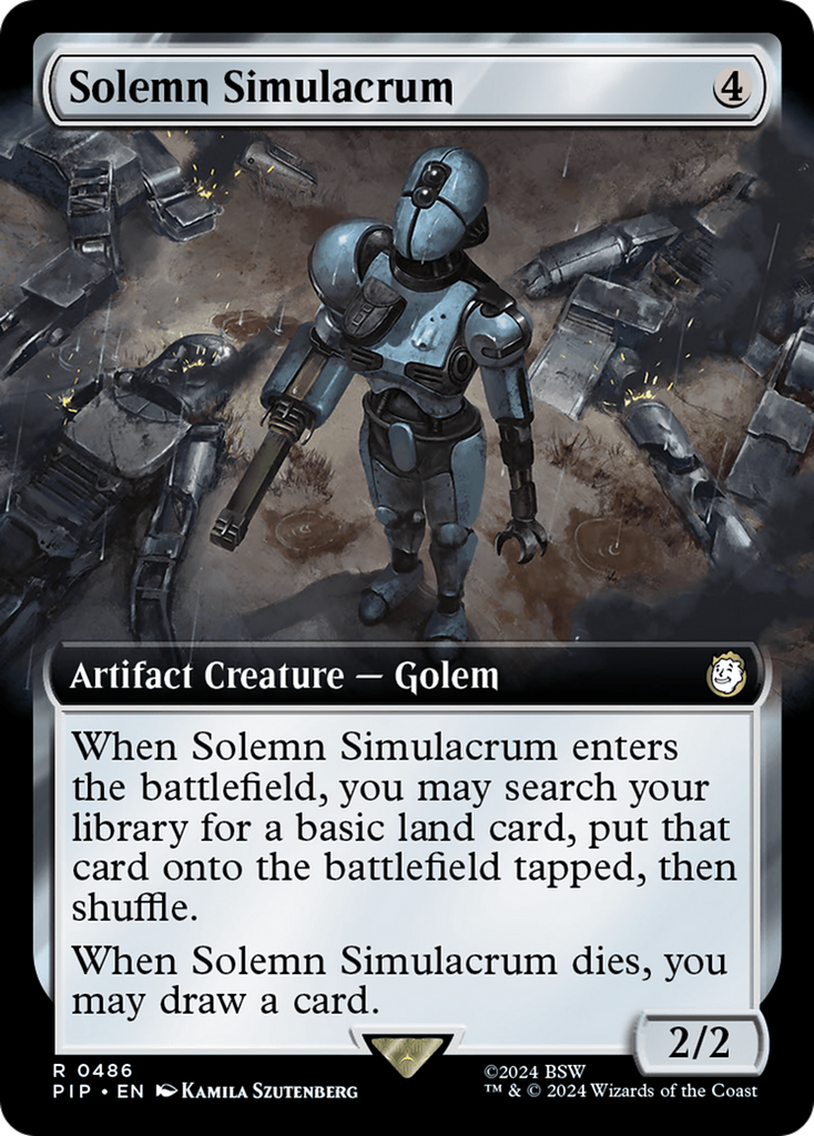 Magic: The Gathering - Solemn Simulacrum Foil - Fallout