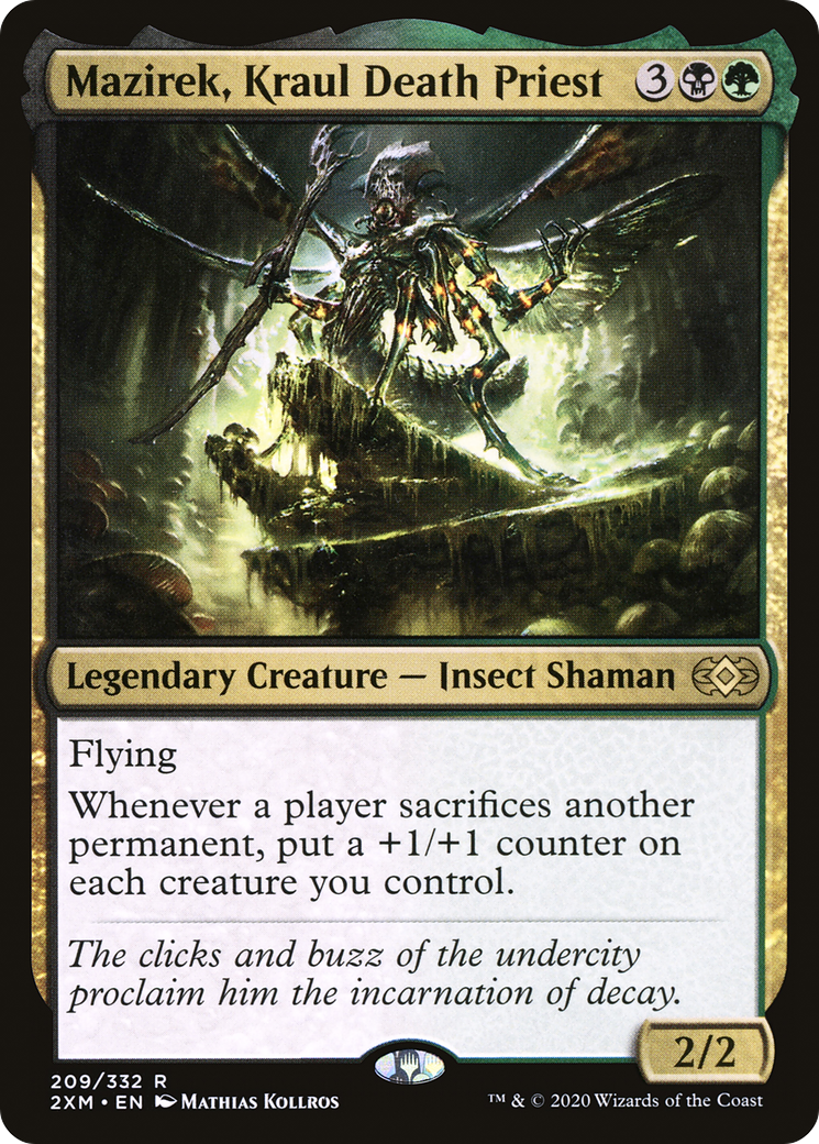 Magic: The Gathering - Mazirek, Kraul Death Priest Foil - Double Masters