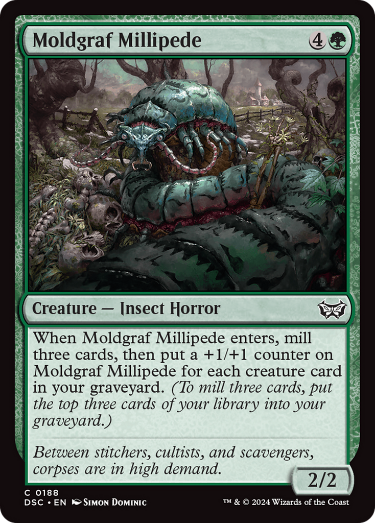 Magic: The Gathering - Moldgraf Millipede - Duskmourn: House of Horror Commander