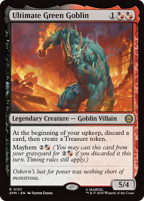 Magic: The Gathering - Ultimate Green Goblin Foil - Marvel's Spider-Man