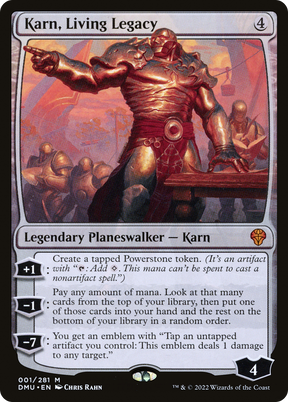 Magic: The Gathering - Karn, Living Legacy Foil - Dominaria United