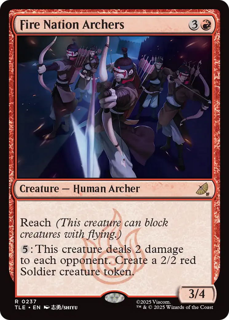 Magic: The Gathering - Fire Nation Archers - Avatar: The Last Airbender Eternal