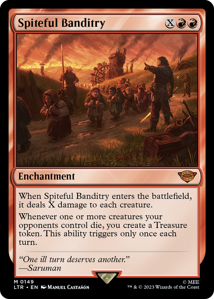 Magic: The Gathering - Spiteful Banditry - The Lord of the Rings: Tales of Middle-earth