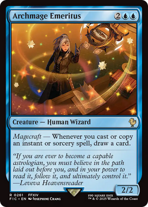 Magic: The Gathering - Archmage Emeritus - Final Fantasy Commander