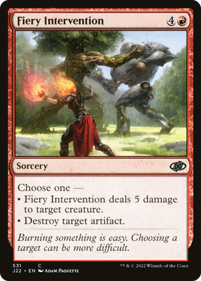 Magic: The Gathering - Fiery Intervention - Jumpstart 2022