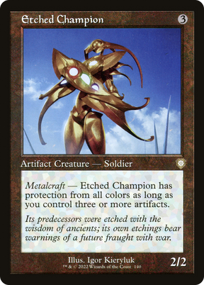 Magic: The Gathering - Etched Champion - The Brothers' War Commander