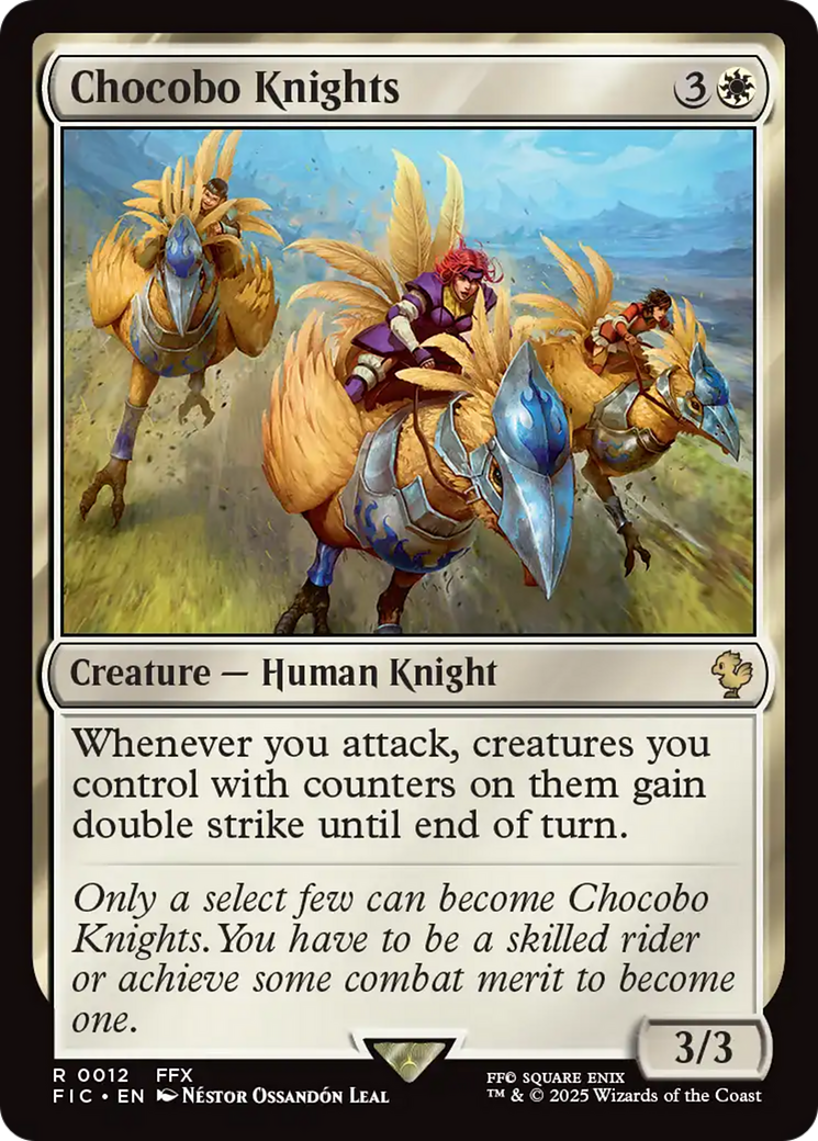 Magic: The Gathering - Chocobo Knights - Final Fantasy Commander