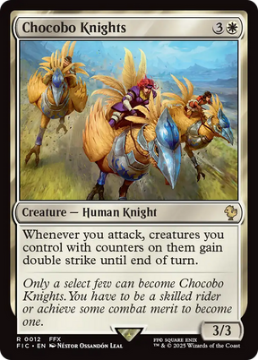 Magic: The Gathering - Chocobo Knights - Final Fantasy Commander