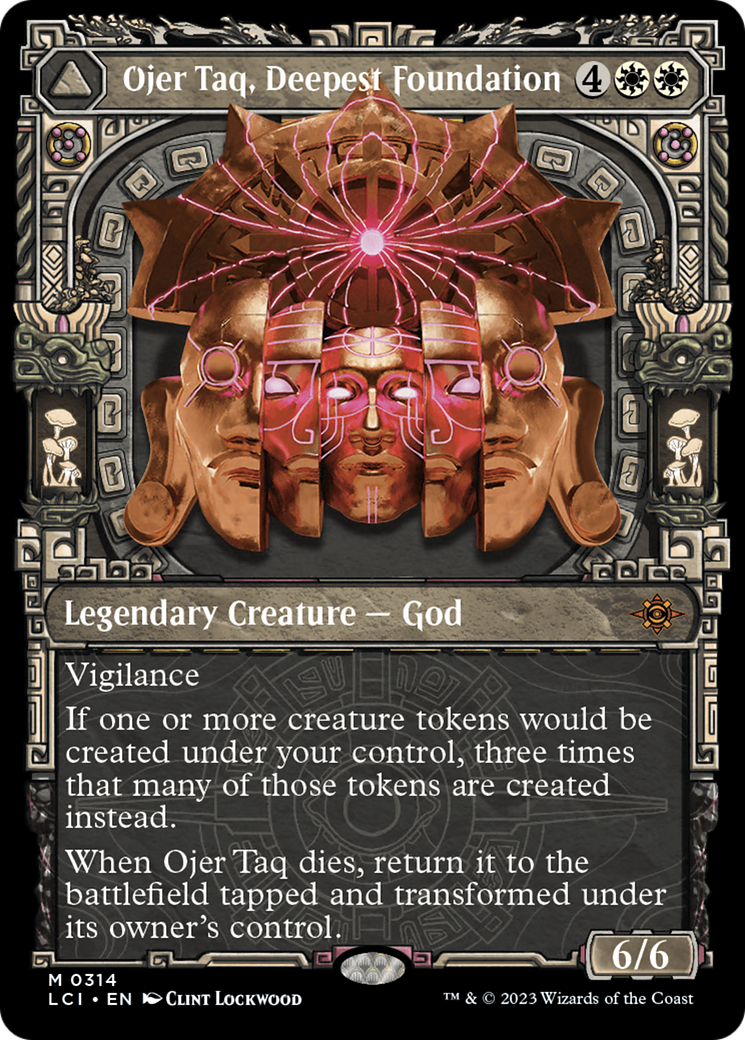 Magic: The Gathering - Ojer Taq, Deepest Foundation // Temple of Civilization Foil - The Lost Caverns of Ixalan
