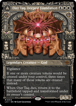 Magic: The Gathering - Ojer Taq, Deepest Foundation // Temple of Civilization Foil - The Lost Caverns of Ixalan