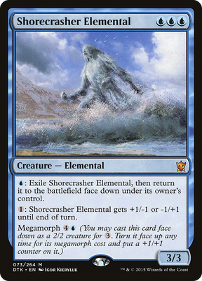 Magic: The Gathering - Shorecrasher Elemental Foil - Dragons of Tarkir