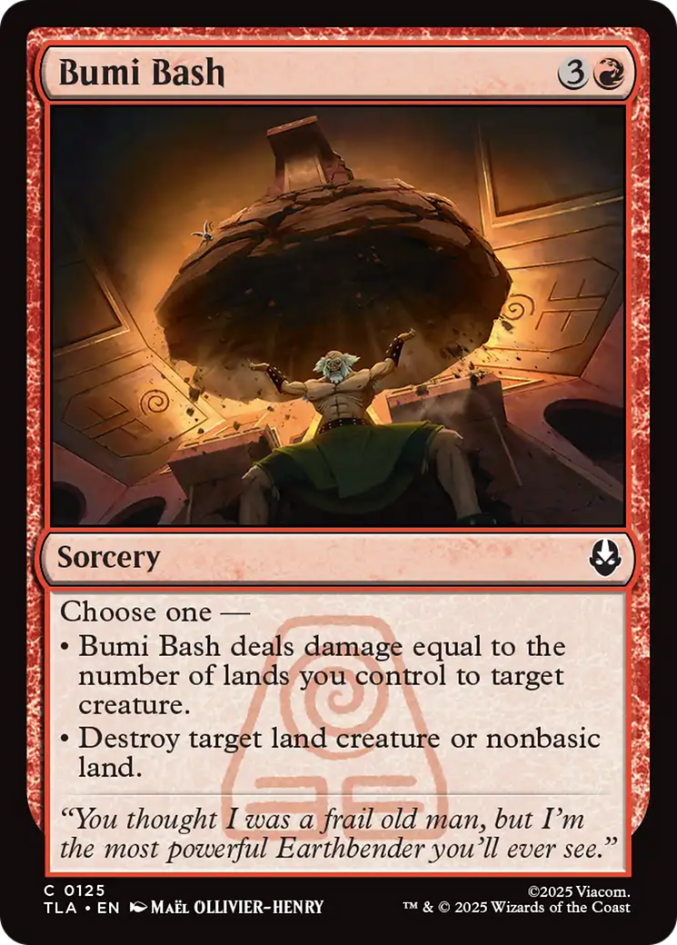 Magic: The Gathering - Bumi Bash - Avatar: The Last Airbender